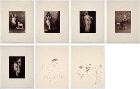 Eleanor Antin, Recollections of My Life with Diaghilev 1919-1929
1977-78, set of five tinted silver gelatin photographs on paper and accompanying text