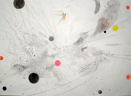 Julie Mehretu, Untitled (Arches 10)
2005, graphite on paper