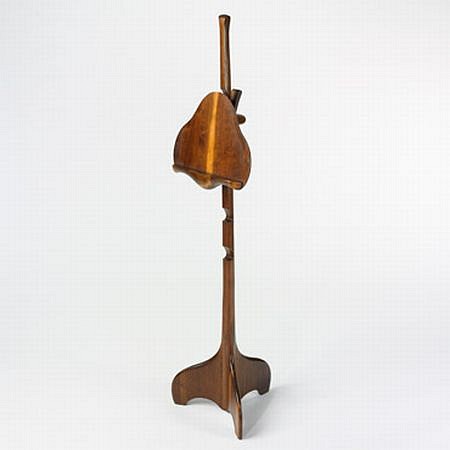 Stewart Paul, Music Stand
c. 1975, carved walnut