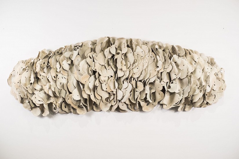 Hannah Wilke, Dejeuner sur l'herbe
1976, latex, green liquitex, and metal snaps