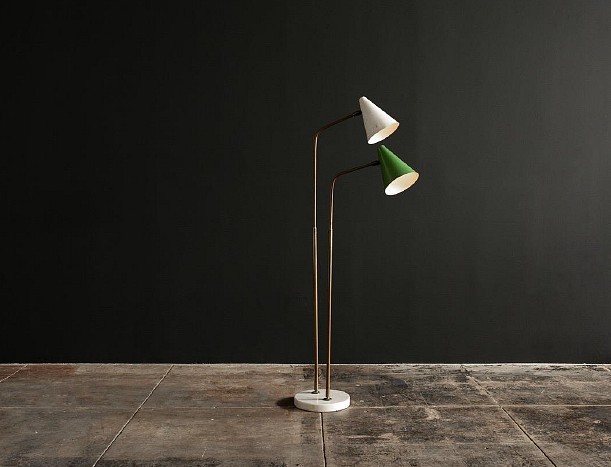 Giuseppe Ostuni, A Double Pendant Floor Lamp
1951