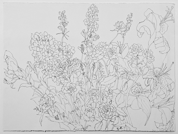 Hannah Wilke, July 7, 1990 East Hampton
1990, ink on paper