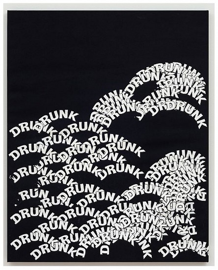 Borna Sammak, Drunk
2020, Heat applied t-shirt graphic on canvas